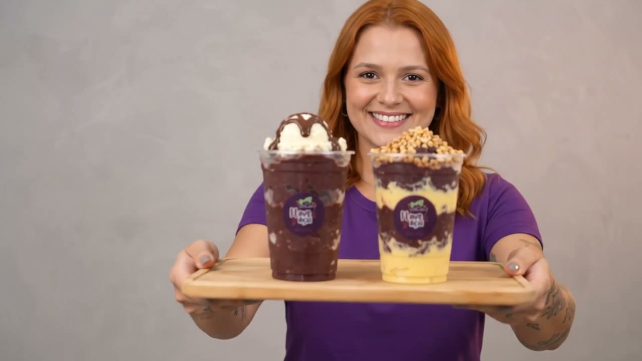 Açaí e salgados da I Love Açaí